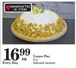 Pavilions Cream Pies offer