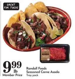 Pavilions Randall Foods Seasoned Carne Asada offer
