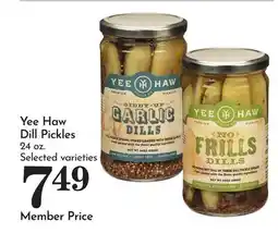 Pavilions Yee Haw Dill Pickles offer