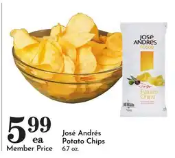Pavilions José Andrés Potato Chips offer