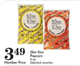Pavilions Slim Kim Popcorn offer