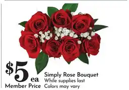 Pavilions Simply Rose Bouquet offer