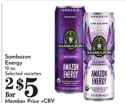 Pavilions Sambazon Energy offer