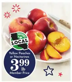 Pavilions Yellow Peaches or Nectarines offer