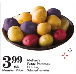 Pavilions Melissa's Petite Potatoes offer