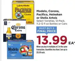 Food 4 Less Modelo, Corona, Pacifico, Heineken or Stella Artois offer