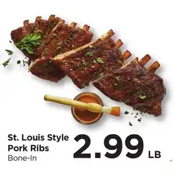 Food 4 Less St. Louis Style Pork Ribs offer