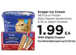 Food 4 Less Kroger Ice Cream offer