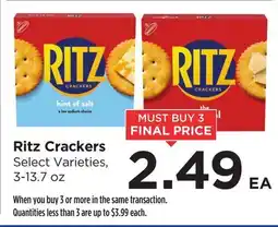 Food 4 Less Ritz Crackers offer