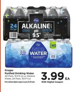 Food 4 Less Kroger Purified Drinking Water offer