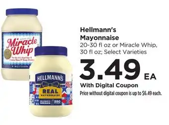 Food 4 Less Hellmann's Mayonnaise offer