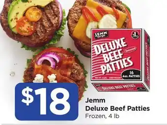 Food 4 Less Jemm Deluxe Beef Patties offer