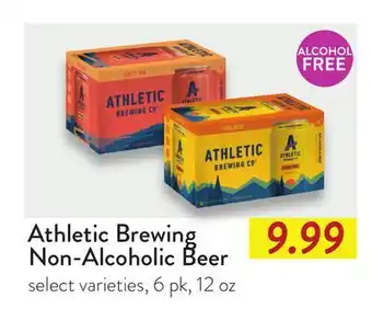 Fresh Thyme Athletic Brewing Non-Alcoholic Beer offer