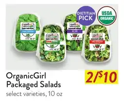 Fresh Thyme OrganicGirl Packaged Salads offer