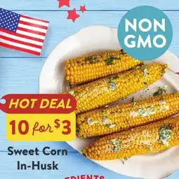 Fresh Thyme Sweet Corn In-Husk offer