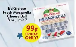 Fresh Thyme BelGioioso Fresh Mozzarella Cheese Ball offer