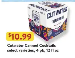 Fresh Thyme Cutwater Canned Cocktails offer