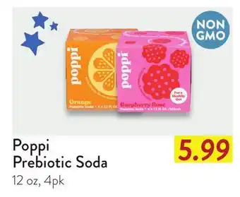 Fresh Thyme Poppi Prebiotic Soda offer