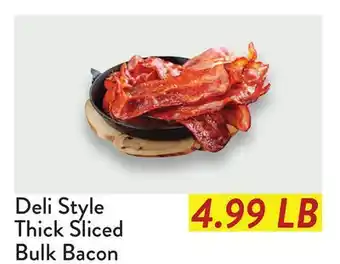 Fresh Thyme Deli Style Thick Sliced Bulk Bacon offer