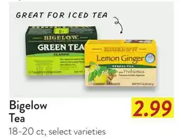 Fresh Thyme Bigelow Tea offer