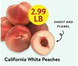 Fresh Thyme California White Peaches offer