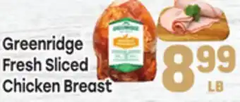 Tony’s Fresh Market Greenridge Fresh Sliced Chicken Breast offer