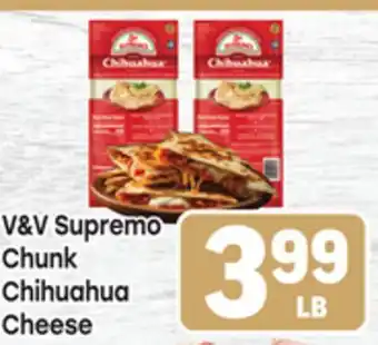 Tony’s Fresh Market V&V Supremo Chunk Chihuahua Cheese offer