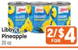 Tony’s Fresh Market Libby's Pineapple offer