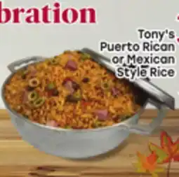 Tony’s Fresh Market Tony's Puerto Rican or Mexican Style Rice offer