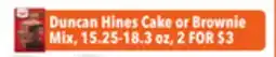 Tony’s Fresh Market Duncan Hines Cake or Brownie Mix offer