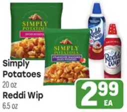 Tony’s Fresh Market Simply Potatoes or Reddi Wip offer