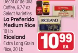 Tony’s Fresh Market Néscafe, La Preferida Medium Rice or Riceland offer