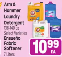 Tony’s Fresh Market Arm & Hammer Laundry Detergent or Ensueño Fabric Softener offer
