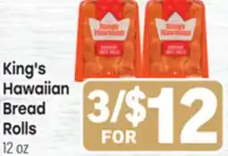 Tony’s Fresh Market King's Hawaiian Bread Rolls offer