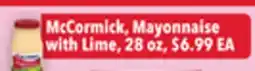 Tony’s Fresh Market McCormick, Mayonnaise with Lime offer