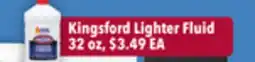 Tony’s Fresh Market Kingsford Lighter Fluid offer