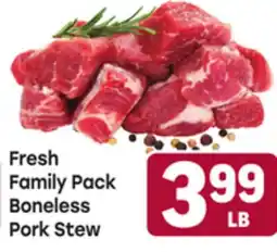 Tony’s Fresh Market Fresh Family Pack Boneless Pork Stew offer