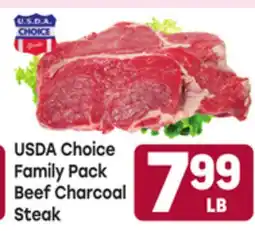 Tony’s Fresh Market USDA Choice Family Pack Beef Charcoal Steak offer