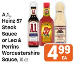 Tony’s Fresh Market A.1., Heinz 57 Steak Sauce or Lea & Perrins Worcestershire Sauce offer