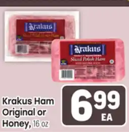 Tony’s Fresh Market Krakus Ham Original or Honey offer