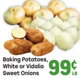 Tony’s Fresh Market Baking Potatoes, White or Vidalia Sweet Onions offer