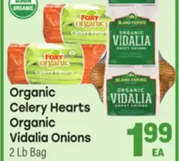 Tony’s Fresh Market Organic Celery Hearts Organic Vidalia Onions offer