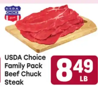 Tony’s Fresh Market USDA Choice Family Pack Beef Chuck Steak offer