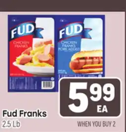 Tony’s Fresh Market Fud Franks offer