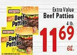 Rio Valley Market Extra Value Beef Patties offer
