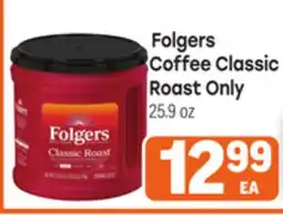 Tony’s Fresh Market Folgers Coffee Classic Roast Only offer