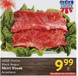 Rio Valley Market USDA Choice Black Angus Skirt Steak offer
