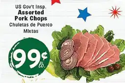 Rio Valley Market US Gov't Insp. Assorted Pork Chops offer