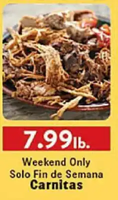 Rio Valley Market Carnitas offer