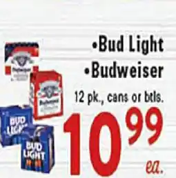 Rio Valley Market Bud Light, Budweiser offer